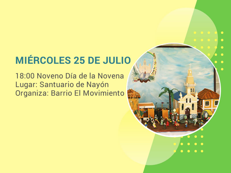 Programa Fiestas de Nayón Miércoles 25 de Mayo