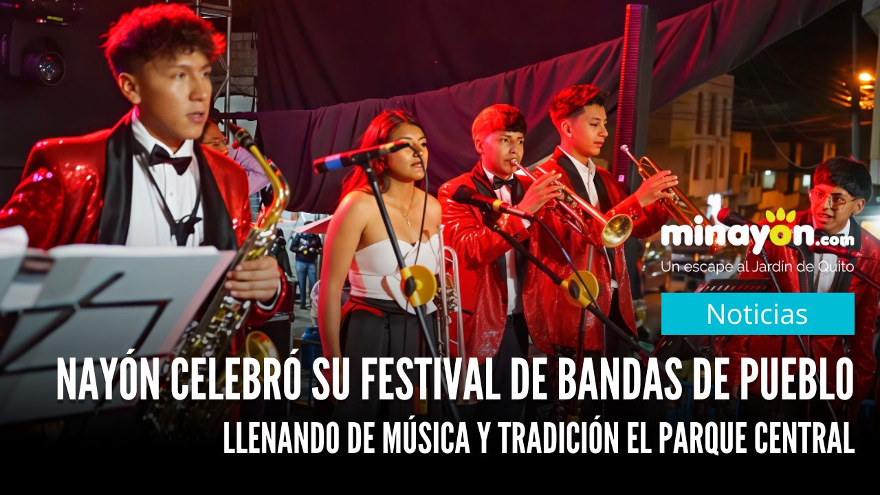 Nayón celebró su Festival de Bandas de Pueblo, llenando de música y tradición el Parque Central