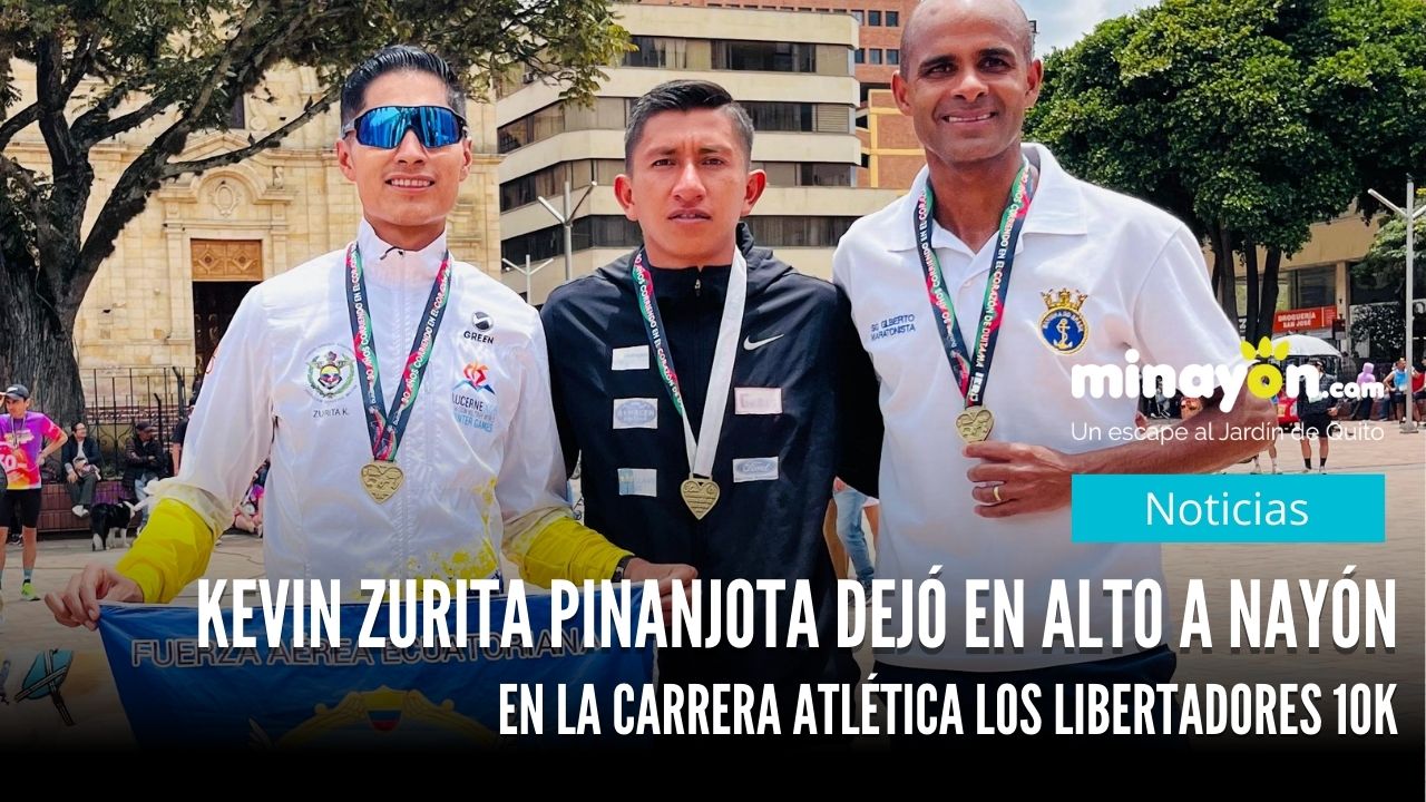 Kevin Zurita Pinanjota dejó en alto a Nayón en la Carrera Atlética Los Libertadores 10K