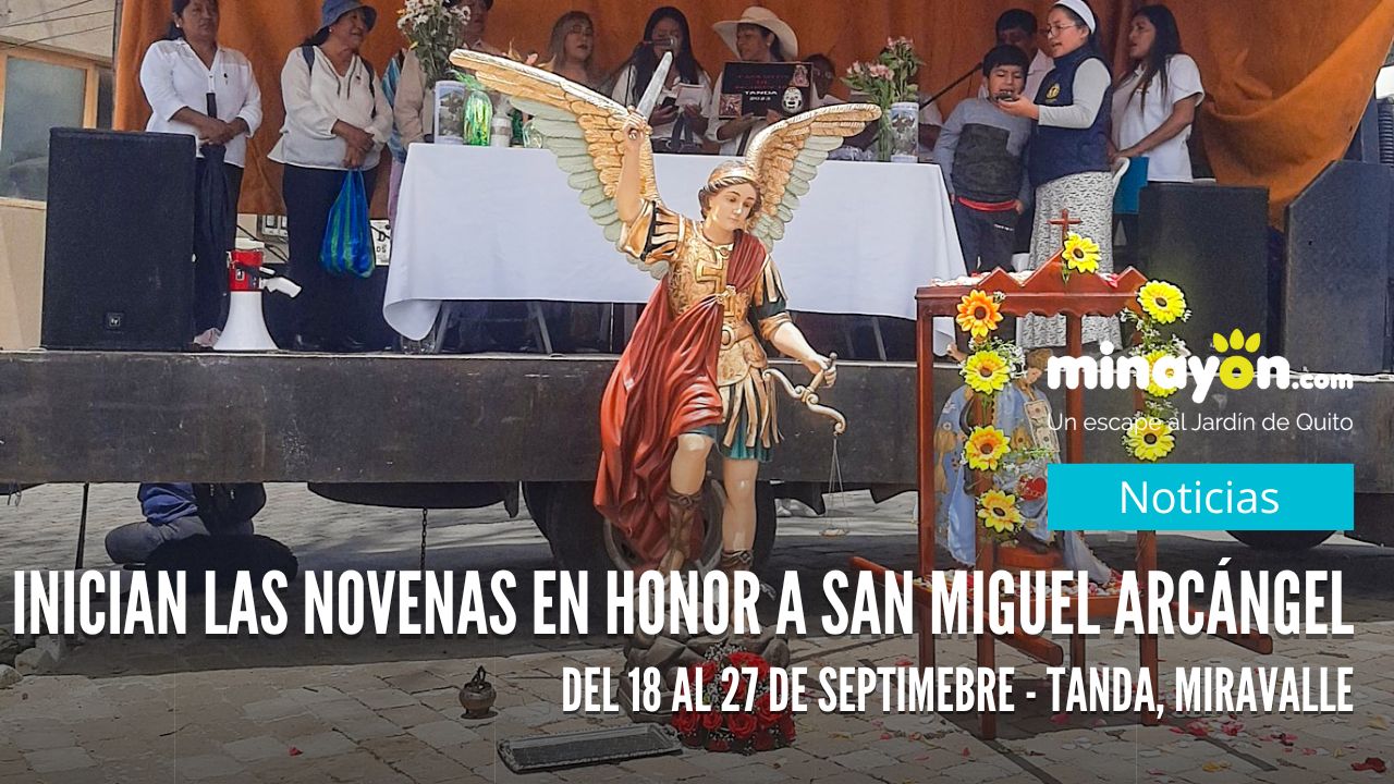 Comienza la Novena en honor a San Miguel Arcángel en Tanda Miravalle