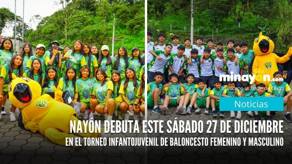 Nayón debuta este sábado 27 de diciembre en el torneo infantojuvenil de baloncesto femenino y masculino