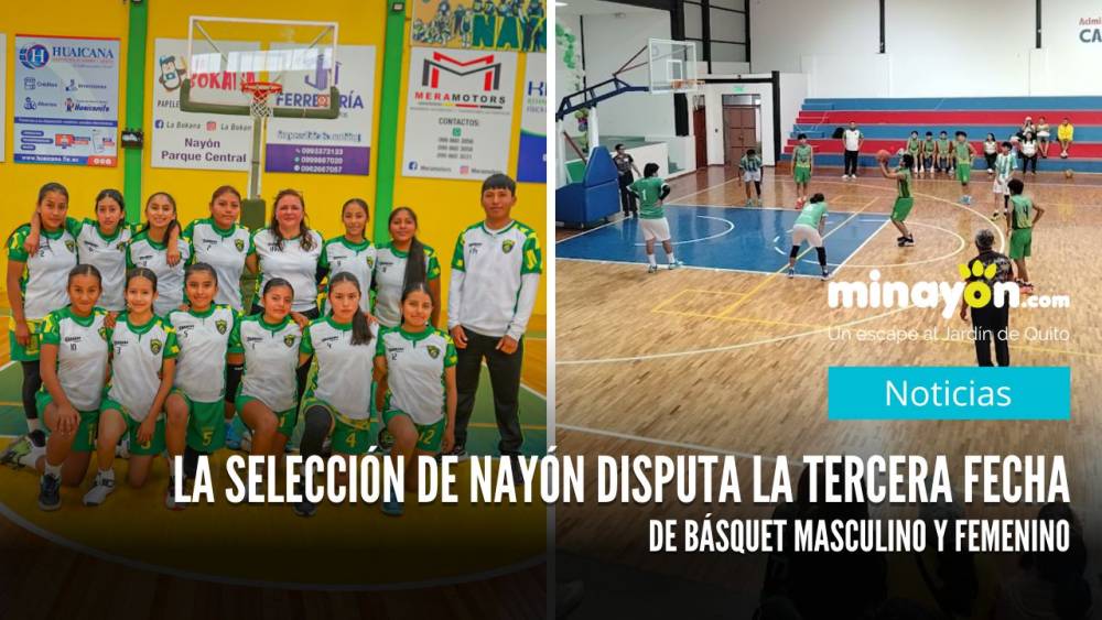 La selección de Nayón disputa la tercera fecha de básquet masculino y femenino