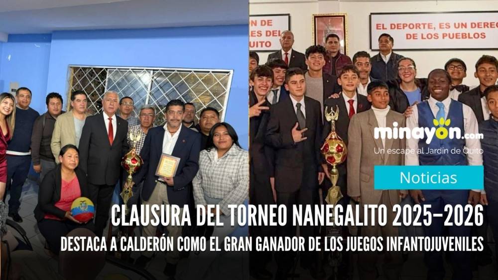Clausura del Torneo Nanegalito 2025–2026 destaca a Calderón como el gran ganador de los Juegos Infantojuveniles
