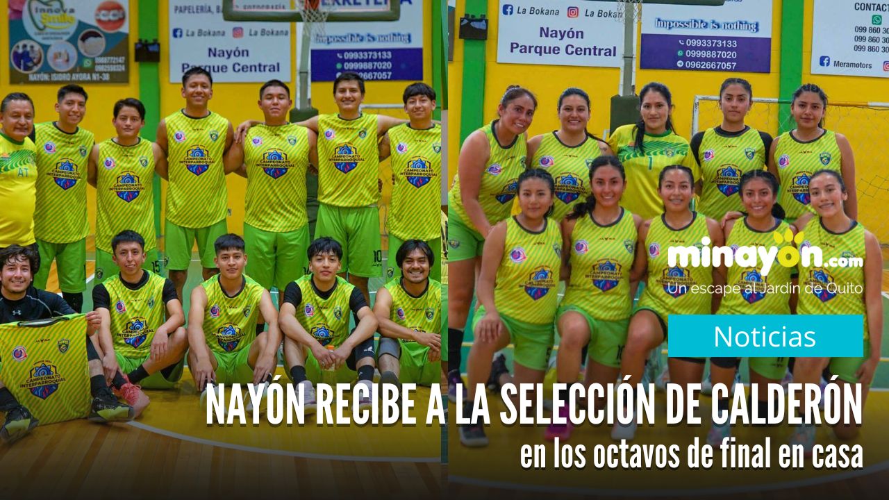 Nayón recibe a la selección de Calderón en los octavos de final en casa en la disciplina del básquet