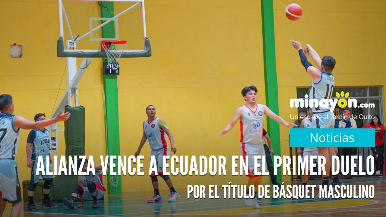 Alianza vence a Ecuador en el primer duelo por el título de básquet masculino