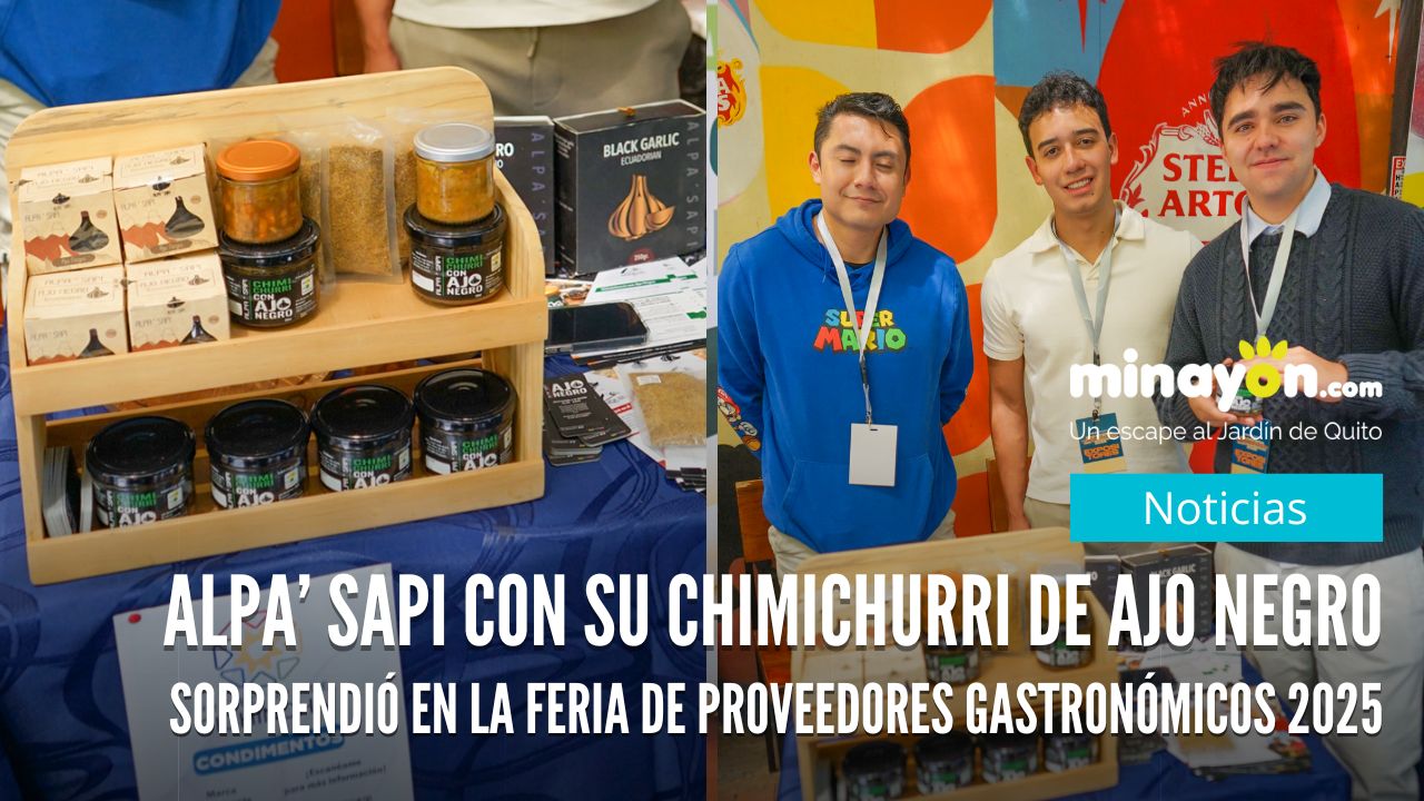 Alpa’ Sapi con su chimichurri de ajo negro sorprendió  en la Feria de Proveedores Gastronómicos 2025