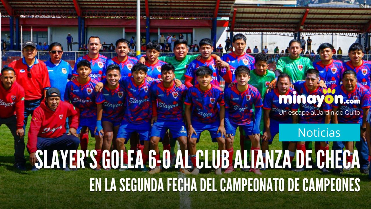 Slayer's golea 6-0 al Club Alianza en la segunda fecha del Campeonato de Campeones