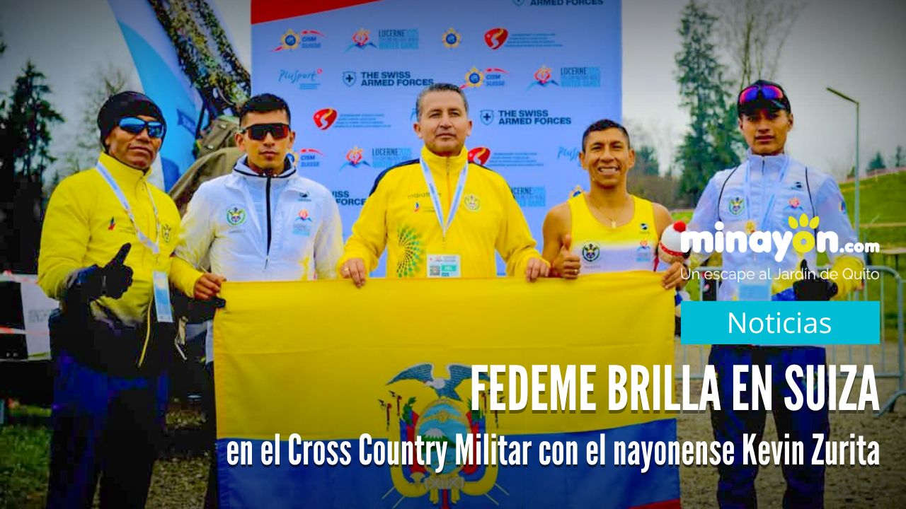 FEDEME brilla en Suiza en el Cross Country Militar con el nayonense Kevin Zurita