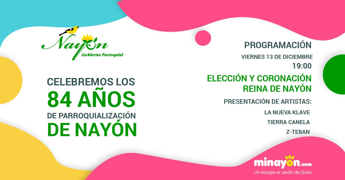 Elección y Coronación Reina de Nayón 2019-2020