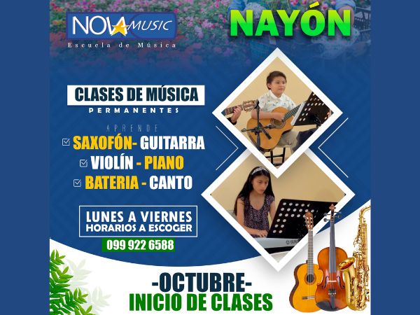 Clases de Música con profesionales. Desata tu talento musical