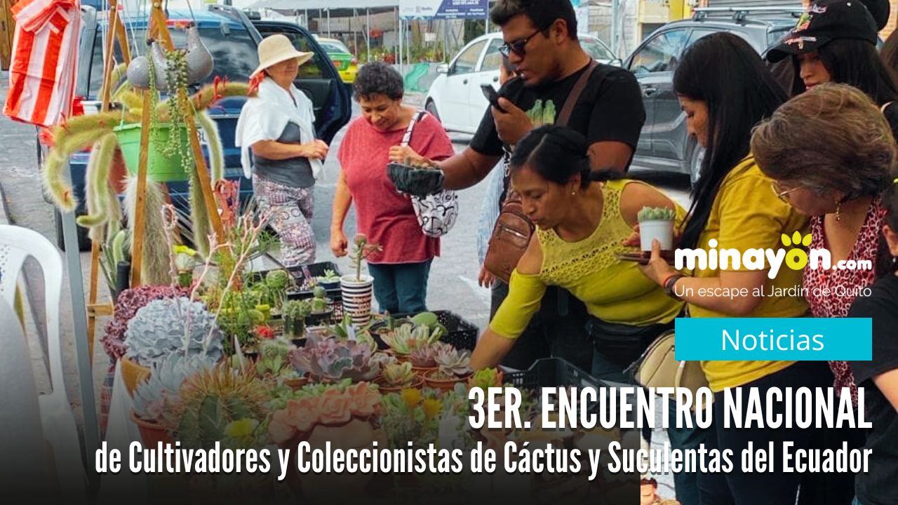 Éxito en el Tercer Nacional de Cultivadores y Coleccionistas de Productores de Suculentas y Cactus Nayón 2024